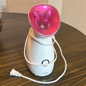 Ceale Facial Steamer with Pink Accents